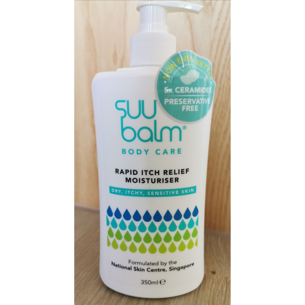 Suu Balm 最新版雙效快速止癢保濕乳 350ml 5x神經醯胺 新包裝 蝦皮購物