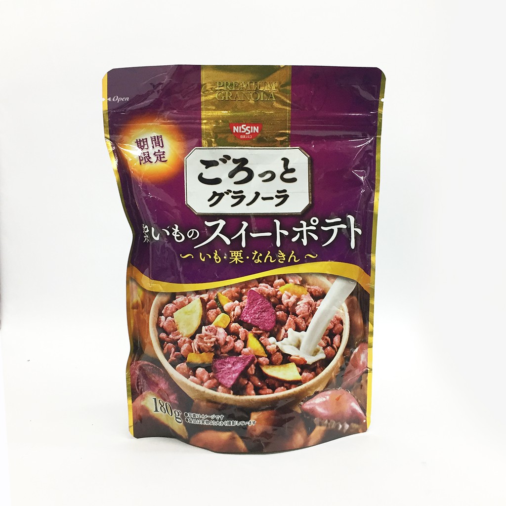 日清NISSIN 紫薯風味早餐燕麥片 180g