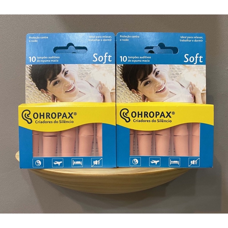 OHROPAX Soft 泡棉式隔音消音抗噪舒適耳塞-德國進口-現貨特惠