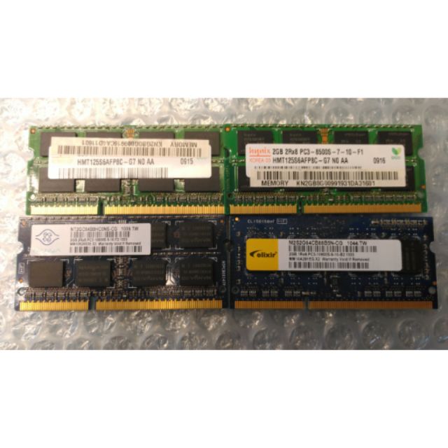 筆電記憶體DDR3 1333 2G 1600 4G