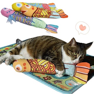 『台灣x現貨秒出』魚造型寵物響紙發聲貓玩具舒壓逗貓玩具 貓咪玩具 貓貓玩具