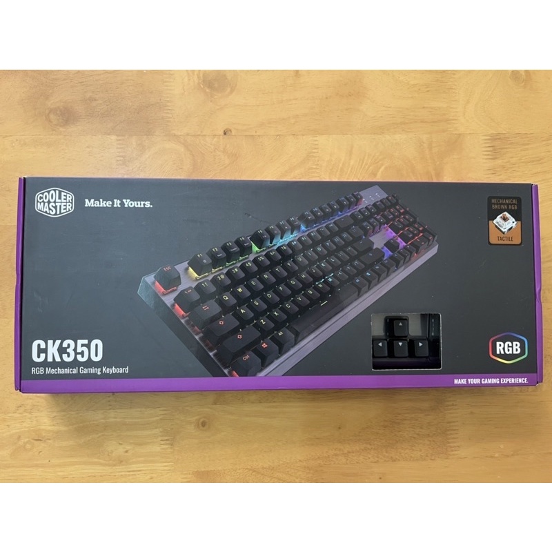 cooler master CK350 茶軸 機械式鍵盤