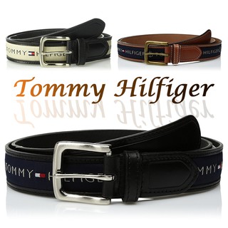 Tommy Hilfiger Men's Ribbon Inlay Belt 男皮帶 保證正品 美國空運來台【L23】