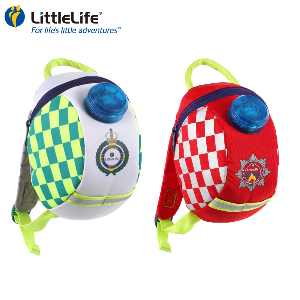 【LittleLife】飛炫警示燈造型小童輕背包(2款)