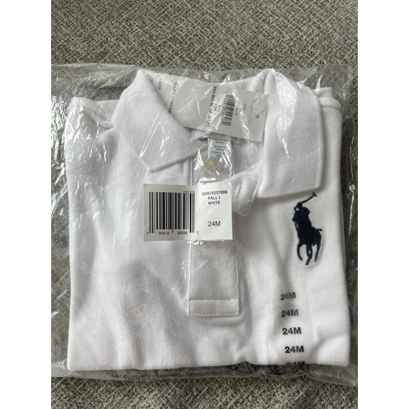 現貨👍美國Polo Ralph Lauren 大馬POLO衫 -白色短袖