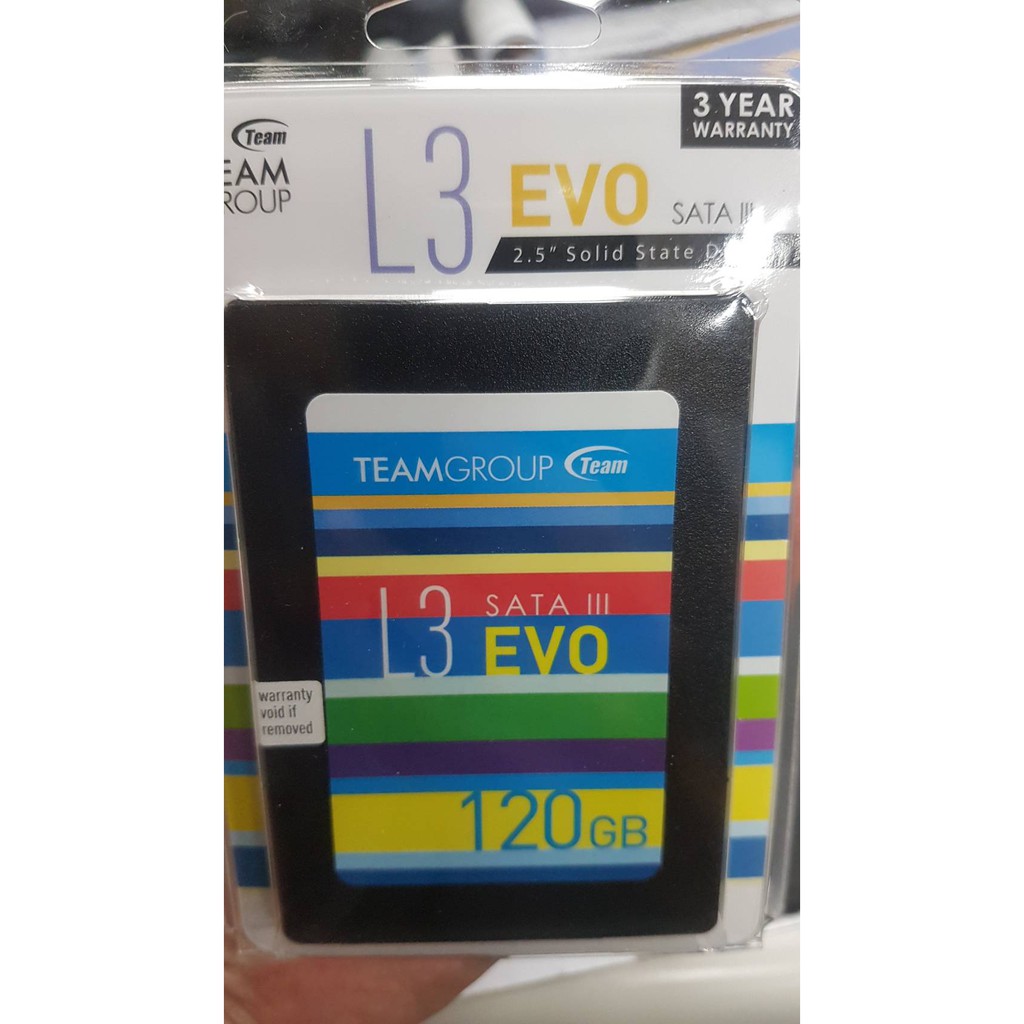 120G SSD TEAM L3 EVO 原廠換新回來保固一個月