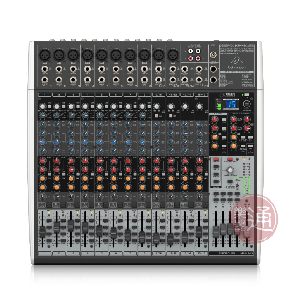 Behringer / X2442USB 24軌USB混音機【樂器通】