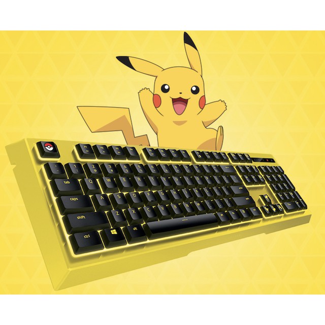 POKEMON RAZER ORNATA EXPERT - US Razer Pikachu 皮卡丘限定款 電競背光鍵盤
