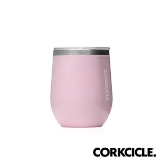 美國CORKCICLE Gloss系列三層真空啜飲杯/保冰啤酒杯/保溫杯340ml-玫瑰石英粉 COR-26512312