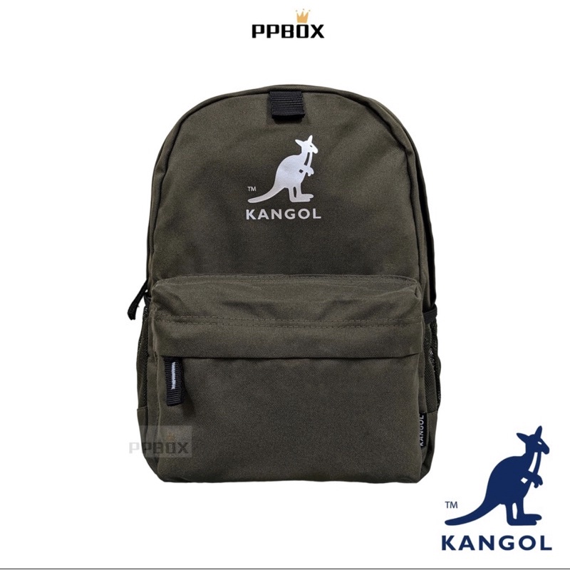 [全新］KANGOL 後背包 軍綠色 銀河後背包 書包 袋鼠包