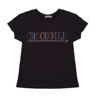 Crocodile Junior 『小鱷魚童裝』531455 燙鑽 LOGO T恤 Ggo(G購)