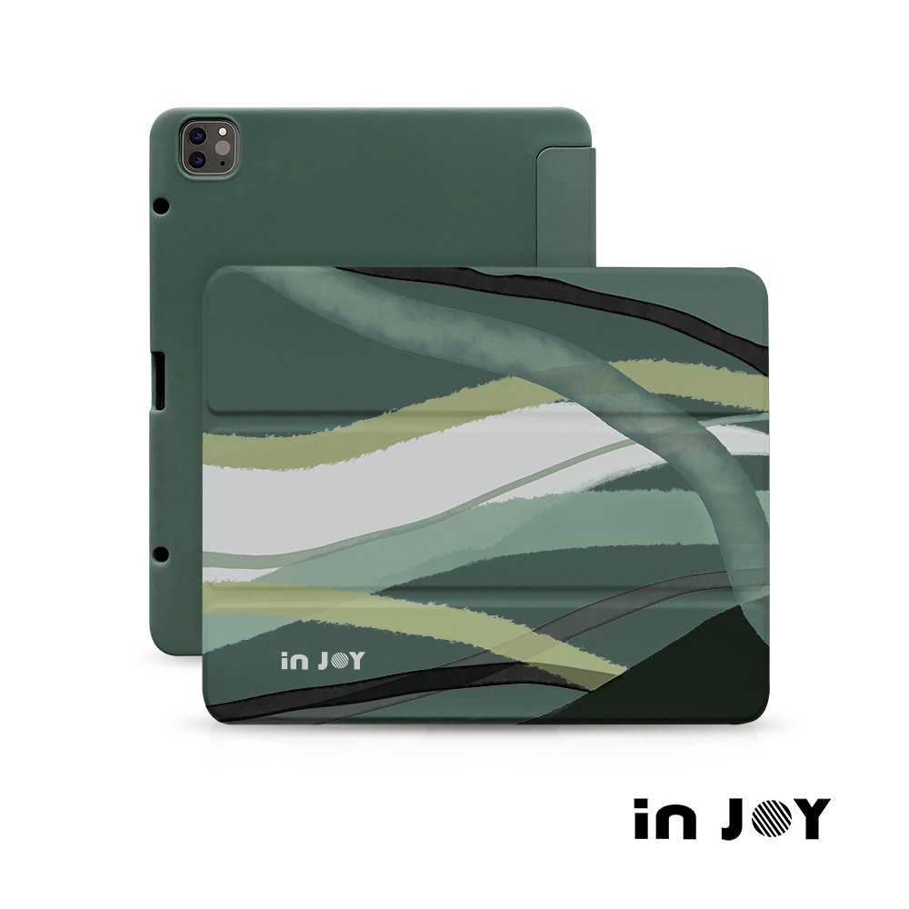 INJOY｜iPad case 12.9/Air5/iPad 9/mini6 漫漫夏日 附筆槽平板保護套