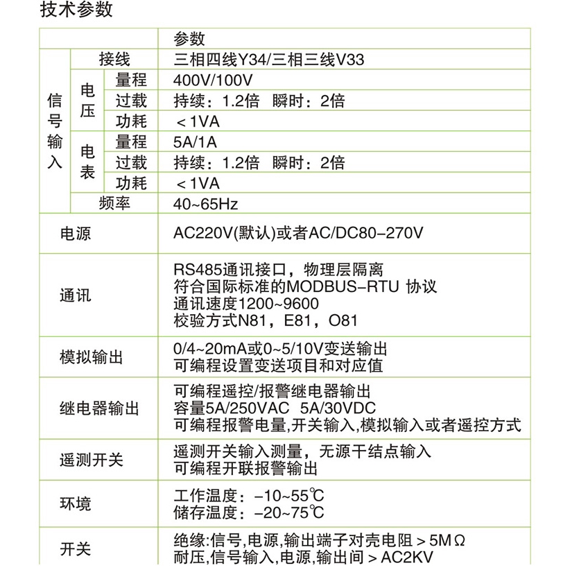 歐利三相數顯數字數碼電流電壓表電流表電壓表電力儀表網絡電表多規格 蝦皮購物