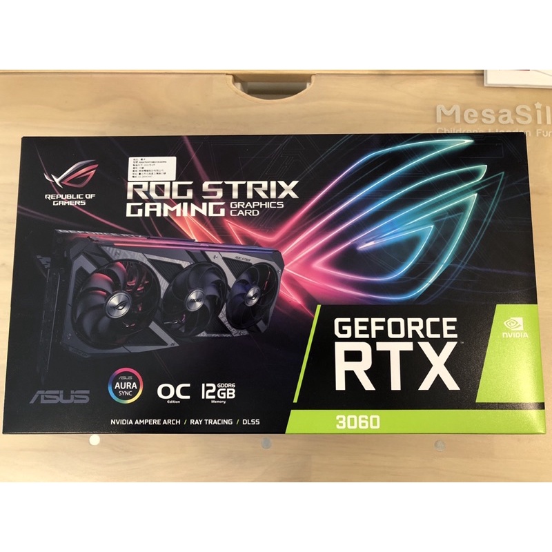 ASUS ROG 3060 12GB OC 顯示卡 現貨(未鎖 絕版舊晶片)(下單前請先詢問)