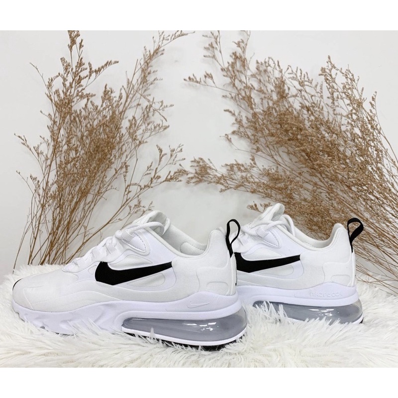 現貨Nike Air Max 270 React 黑白女鞋 氣墊