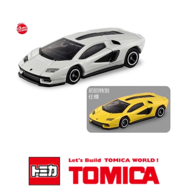 Tomica No. 74 多美 小汽車  藍寶堅尼Countach LPI800-4 2022年 新車貼