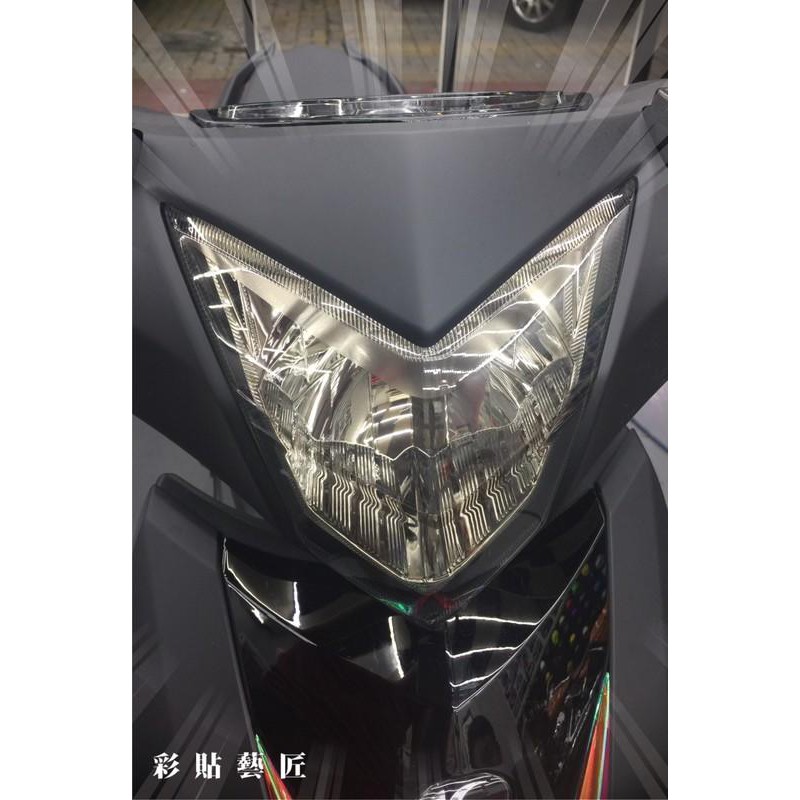 VJR125 大燈 前燈 車頭燈 犀牛皮 幻彩膜 七彩膜 防刮 遮傷 保護 車膜 車貼 惡鯊彩貼