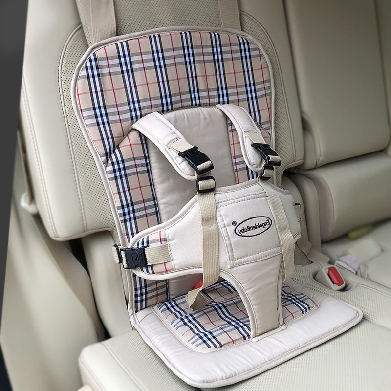 暢銷款簡易嬰兒汽車兒童安全座椅車載用寶寶安全帶套固定器便攜式增高墊