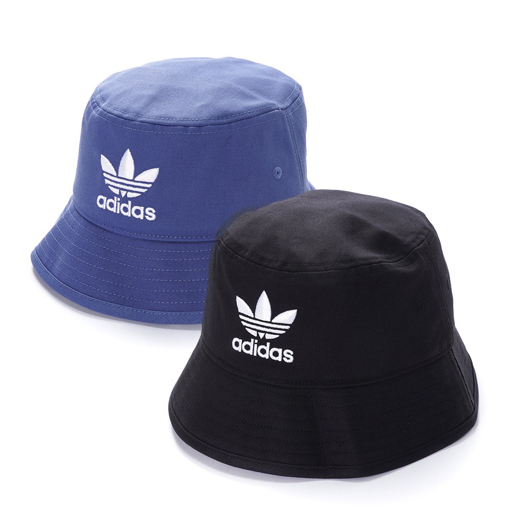 ADIDAS BUCKET HAT AC 三葉草系列 LOGO 漁夫帽 AJ8995黑色/GN4904藍紫 現貨 免運