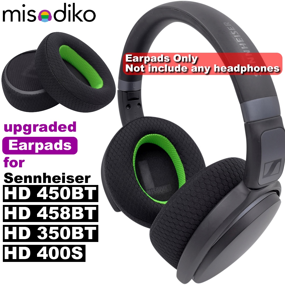 misodiko耳機替換耳罩 適用Sennheiser聲海 HD 458BT/ 450BT/ 400S/ 350BT