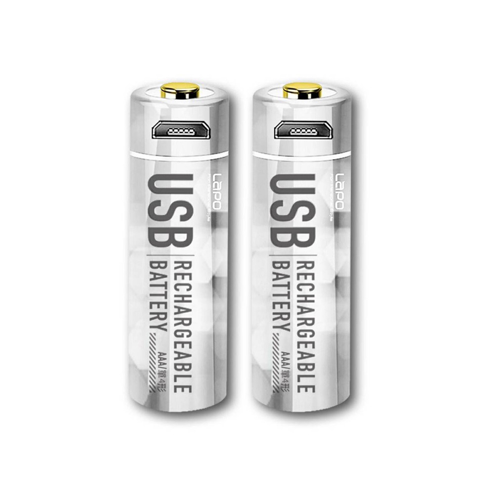 LAPO可充式鋰離子電池組WT-AAA02 1組2入 (4號電池)