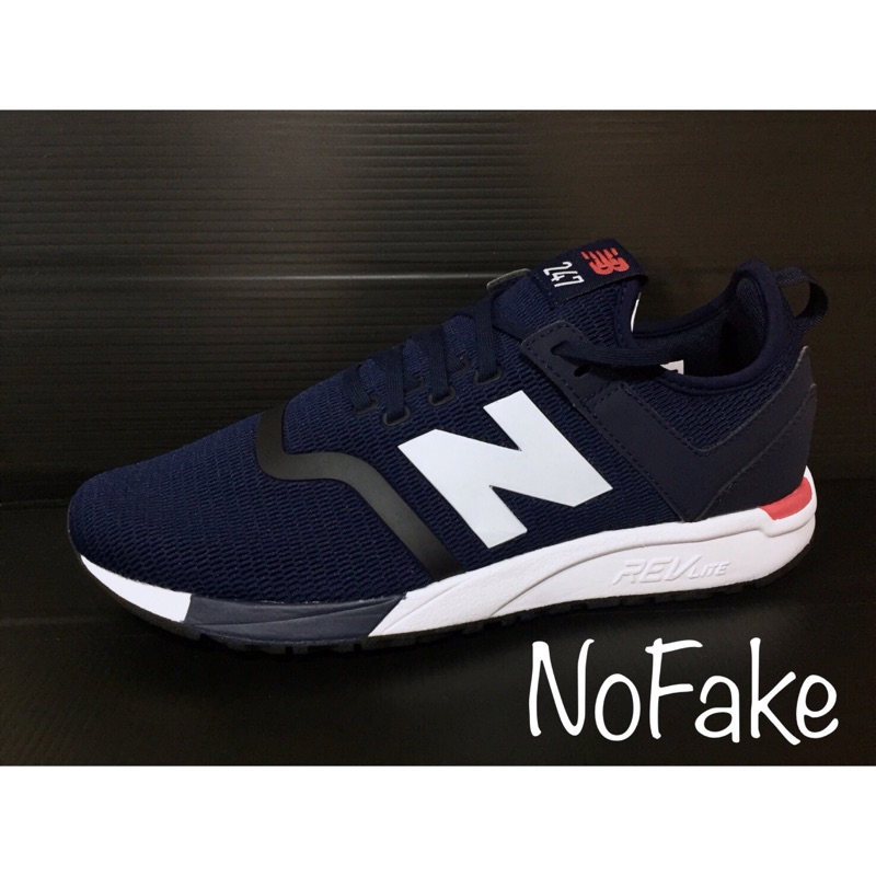 【NoFake】New Balance NB247 深藍 襪套 情侶鞋 休閒鞋- MRL247DH