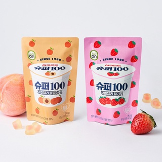 韓國酸奶果凍 50g 桃草莓果凍。
