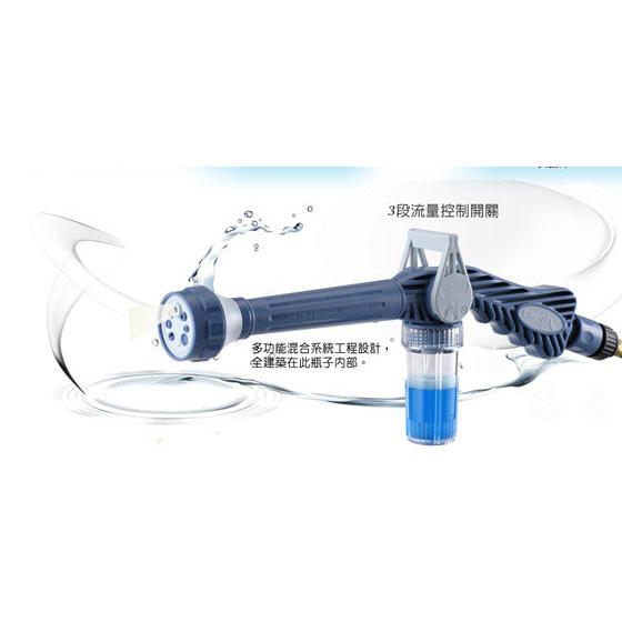 伸縮水管 5米 或2.5米 都可 搭配 超酷 MIT台灣製藍色高壓水槍 山本熊