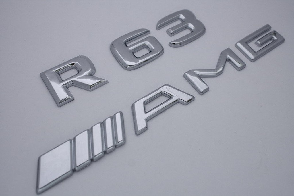 Benz 賓士 奔馳 R Class R 63 ///// AMG 後車箱蓋 字體 字標