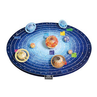太陽系8大行星立體拼圖天文星球3D模型科普diy手工益智兒童玩具