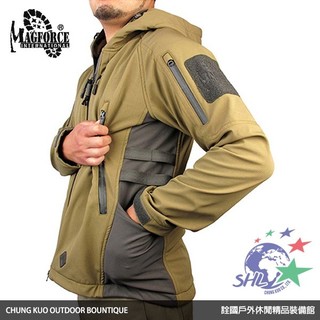 馬蓋先 Magforce 戰術軟殼衣 / 隱形氈黏 soft shell 狼棕灰色 / C1001 【詮國】