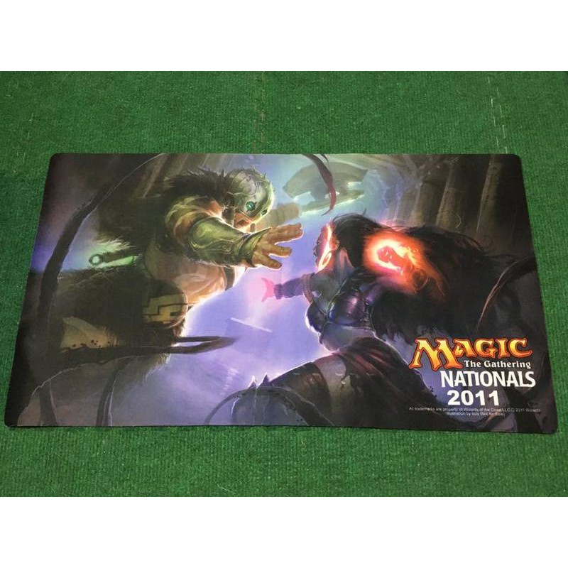 魔法風雲會MTG2011賈陸VS莉蓮娜桌布_適用各種紙牌遊戲、桌面（魔法風雲會MTG_遊戲王）