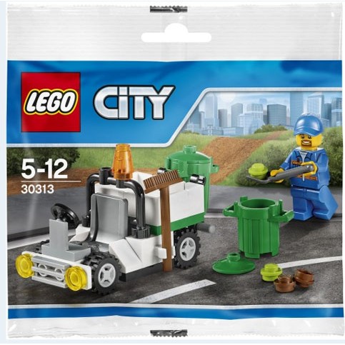 【積木樂園】樂高 LEGO 30313 CITY 城市系列 迷你垃圾車附人偶