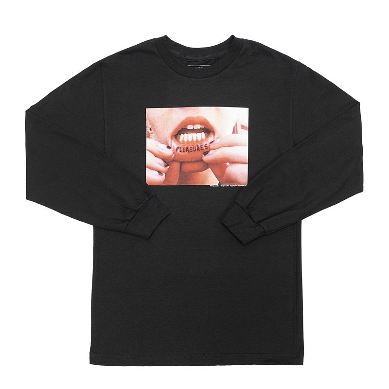 PLEASURES TATTOO L/S TEE 黑色 長袖T恤 洛杉磯品牌