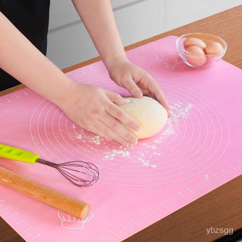 食品級加厚擀麵矽膠墊揉麵墊烘培工具防滑揉麵和麵板不沾案板家用