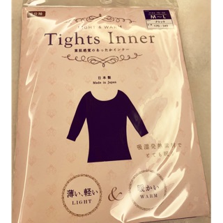 日本暢銷 Tights Inner 八分袖 女版 發熱衣