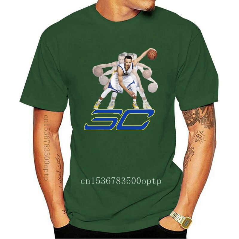 全新 Steph Curry 金州運球籃球 SUBLIMATION 男式 T 恤