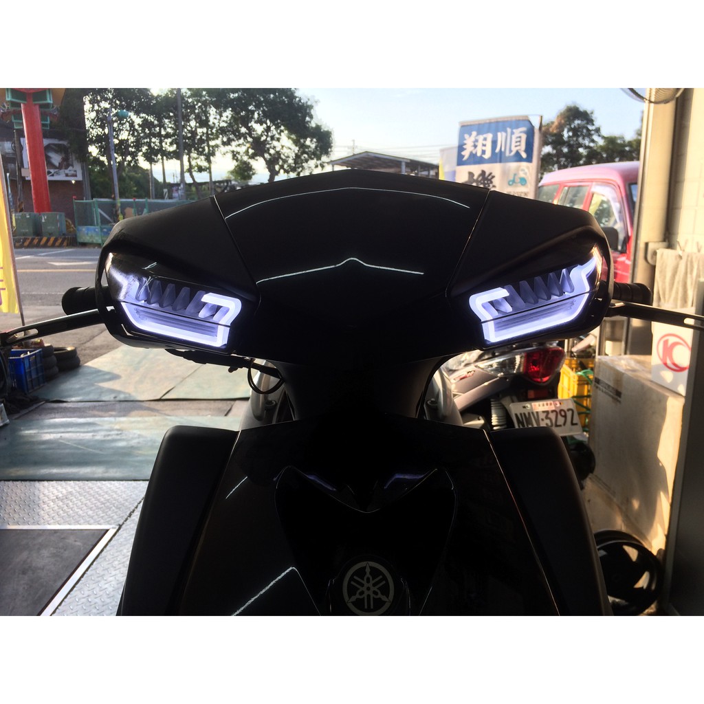 中古 新勁戰四代x Men Plus方向燈模組日行燈勁戰4代星爵部品七彩序列式 蝦皮購物