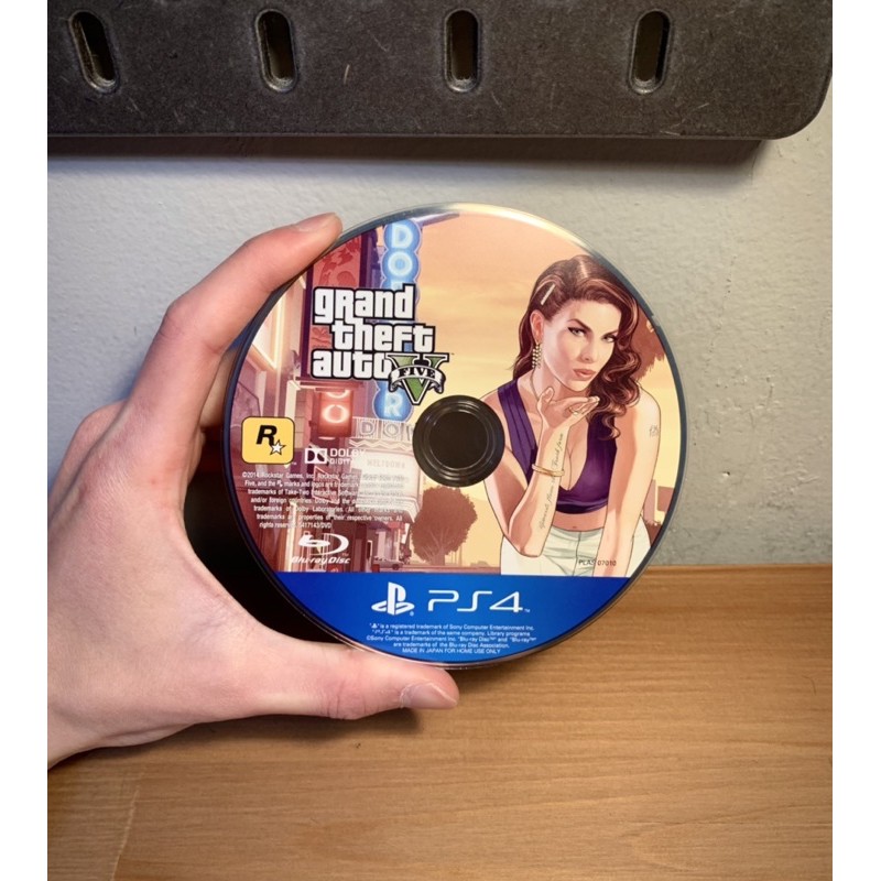 二手 PS4 GTA5 俠盜獵車手5 無盒