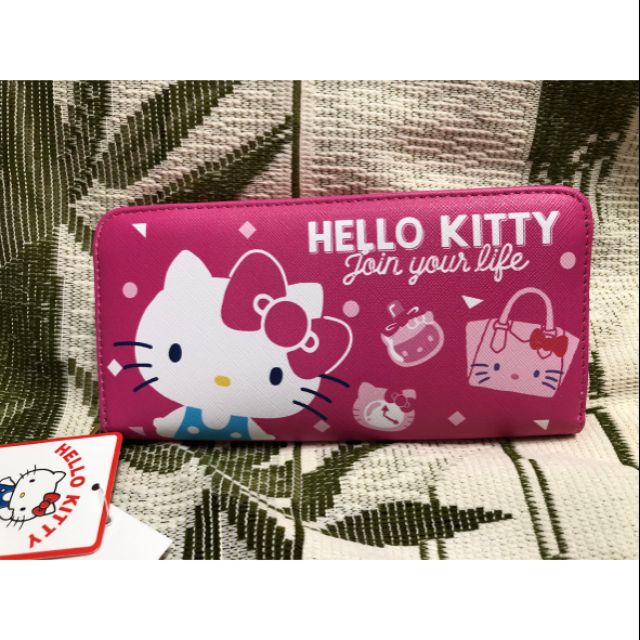凱蒂貓長夾 正版授權 HELLO KITTY 45週年限定長夾 皮包 長皮夾 生日禮物 凱蒂貓包包  21cm