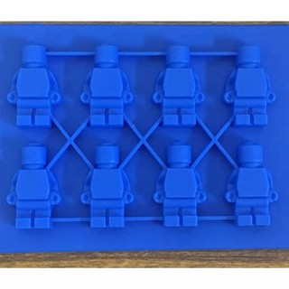 8孔矽膠模 8孔機器人 製冰盒 巧克力模具 矽膠模具 手工皂模具