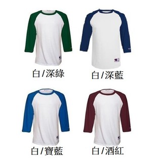 【HOMIEZ】CHAMPION【T137】 Raglan Baseball 七分袖 T137 拼接 長TEE