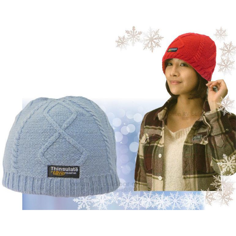【SNOW TRAVEL】Thinsulate 麻花紋羊毛帽.保暖針織帽.防風遮耳帽.刷毛排汗_AR-18D