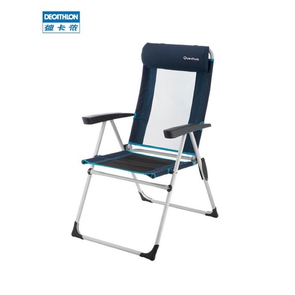迪卡儂 可調式露營折疊躺椅 (耐重110kg)