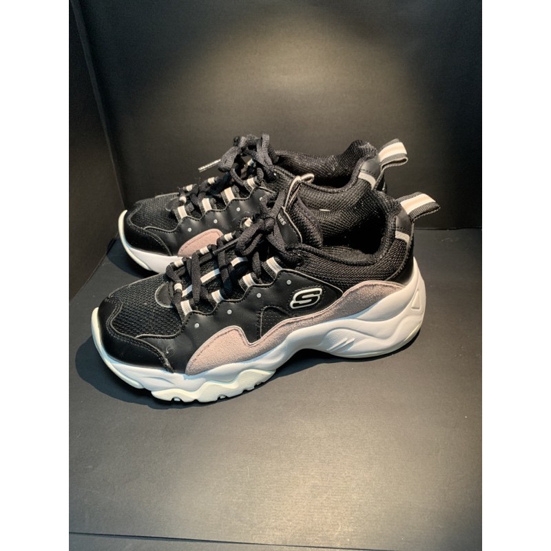 SKECHERS 女休閒鞋型號12955BKPK