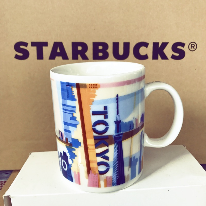 星巴克 Starbucks 東京 Tokyo 馬克杯 mug  城市杯 city mug 日本彩繪杯 東京2代 絕版