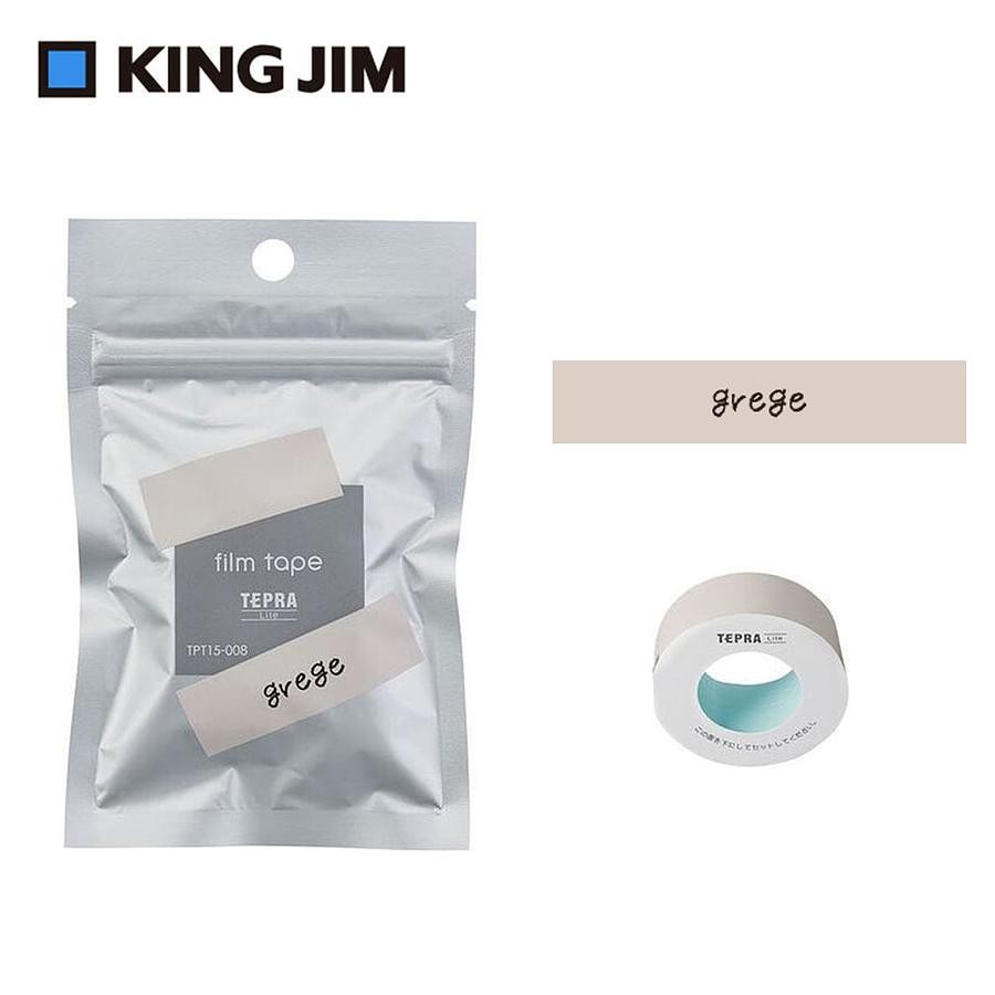 KING JIM TEPRA LITE熱感式標籤薄膜自黏膠帶/ 15mm/ 裸色/ TPT15-008 eslite誠品