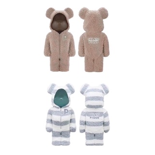 BLS • BE@RBRICK x GELATO PIQUE 1000% 一對 睡衣熊 BEARBRICK 庫柏力克熊