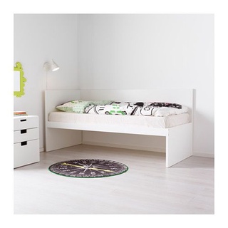 絕版品/北歐工業LOFT風格經典IKEA宜家FLAXA坐臥兩用床框床架/沙發單人床/白色/二手八成新/特$4800