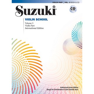 【599免運費】Suzuki Violin 3+CD【亞洲版】鈴木小提琴教本 00-49294
